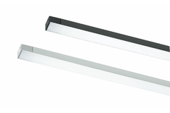Led profiel+afdekkap mec1 3000 zwart geanodiseerd